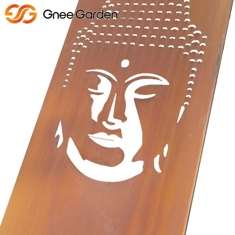 Corten Buddha privatnosti vrtni ekrani