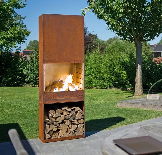 Corten Vanjski kamin