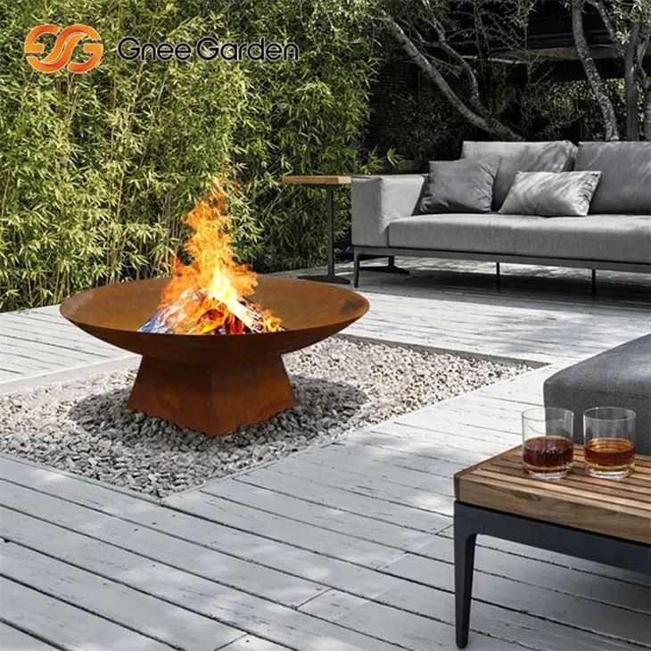 Corten Modern Roštilj Fire Pit Dizajn