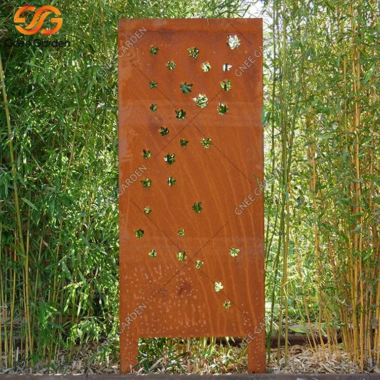 Corten vanjska dekorativna paravana