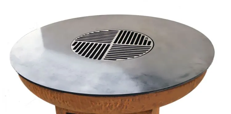 Roštilj za roštilj na drva Corten Steel