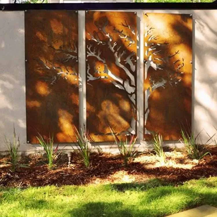 Kućni vrt Laserski rezani paneli za ogradu na otvorenom