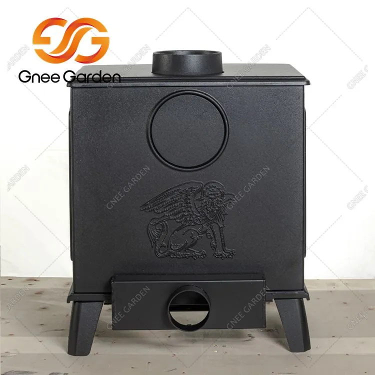 Unutarnji i vanjski kamini od lijevanog željeza na drva