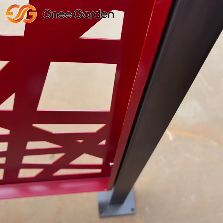 Moderna crvena geometrijska dizajnerska ekrana