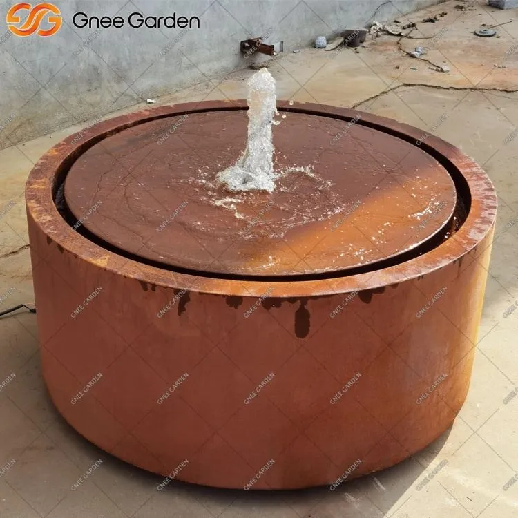 Vanjski Corten Water Feature za uređenje dvorišta