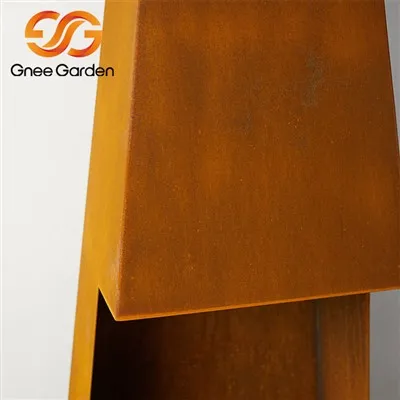 Corten Steel Kamin na drva