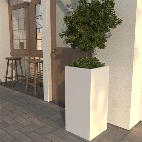 Bijela dugačka sadnica dekorativna po mjeri